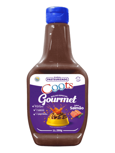 Molho Gourmet para Gatos Adultos Caats Salmão 250g