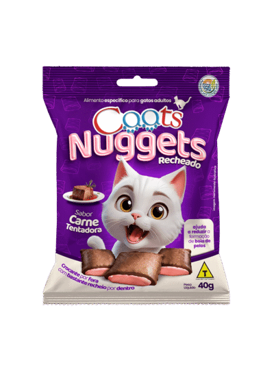 Nuggets para Gatos Caats Carne 40g