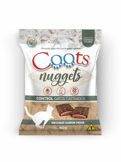 Nuggets para Gatos Caats Gatos Castrados Control 40g
