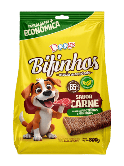 Bifinho para Cachorro Carne 800g