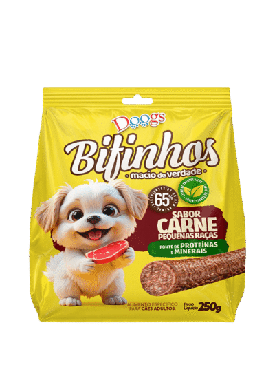 Bifinho para Cachorro Carne Raças Pequenas 250g