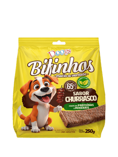 Bifinho para Cachorro Churrasco 250g