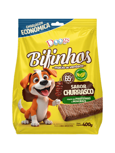 Bifinho para Cachorro Churrasco 400g