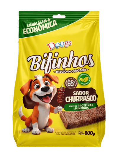 Bifinho para Cachorro Churrasco 800g