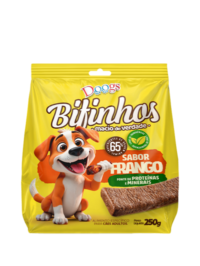 Bifinho para Cachorro Frango 250g