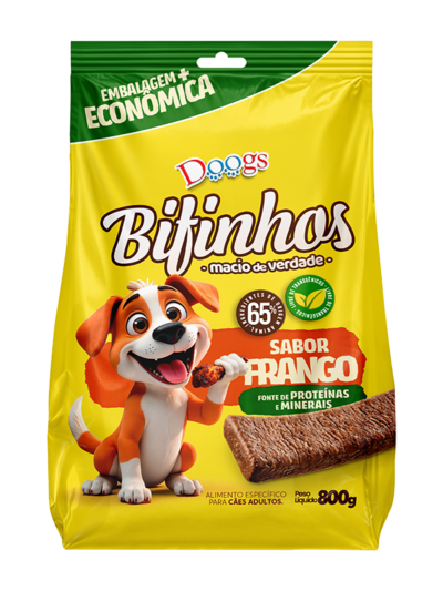 Bifinho para Cachorro Frango 800g