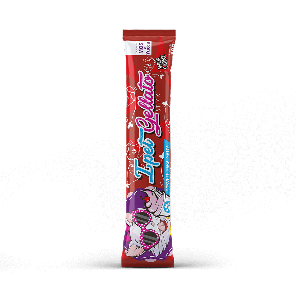 Sorvete para Gatos Caats Gellato Carne 30g