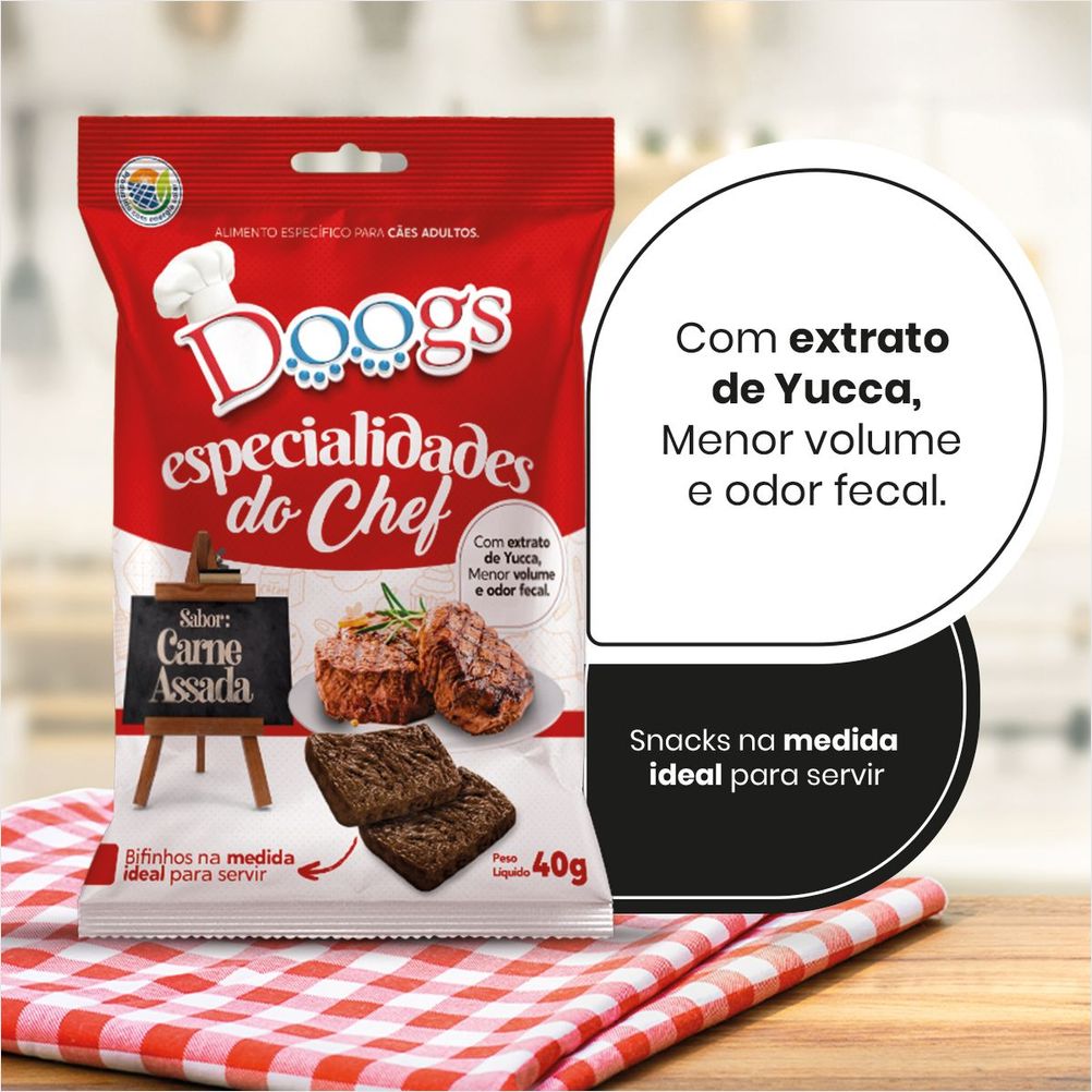 Bifinho Doogs Carne Assada Especialidades do Chef 65g - Imagem 2