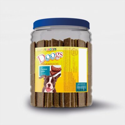 Bifinho Doogs Carne e Leite Filhotes 2,5kg (Pote)