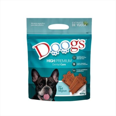 Bifinho Dental Doogs Filé Mignon Petisco Bucal Cães 400g