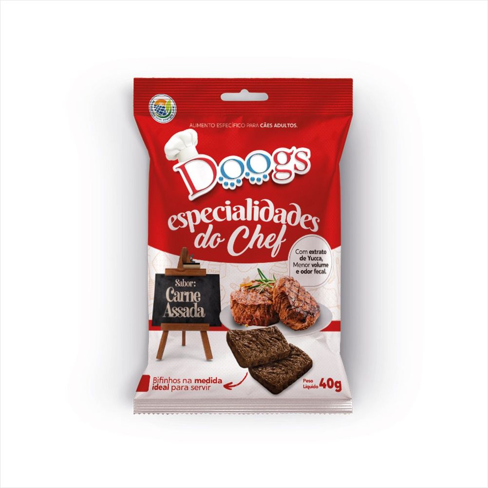 Bifinho Doogs Carne Assada Especialidades do Chef 65g