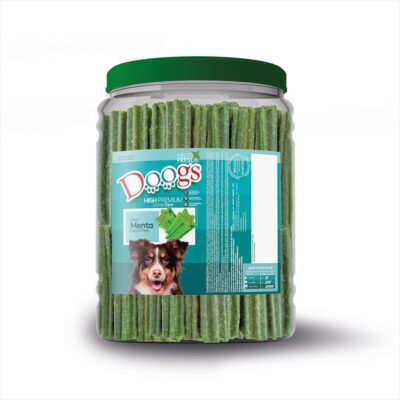 Bifinho Dental Doogs Menta Petisco Bucal p/Cães 1.8kg (pote)