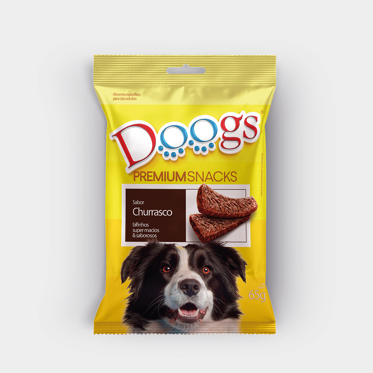 Bifinho Doogs Churrasco Cães Adultos 65g
